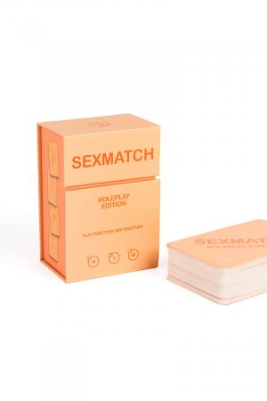 jeu de cartes spécial jeux de rôle pour couples : assortissez des illustrations et des mots tout en réalisant des défis.