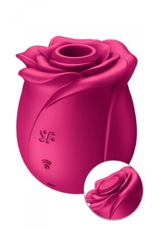 Stimulateur de voyage Full silicone avec stimulation clitoridienne par ondes de pression et sans contact.