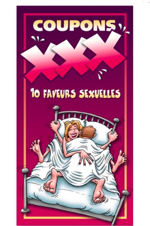 Un carnet de 10 faveurs sexuelles HOT à souhait pour mettre votre couple en ébullition!