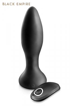 Un plug anal vibrant en silicone, équipé d'un système de roulement à billes à 7 vitesses offrant un plaisir intense.