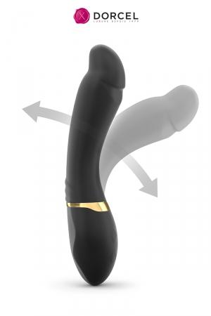 Vibro haute qualité avec tête ultra douce (en silicone liquide) et fonction Booster pour des orgasmes démoniaques !