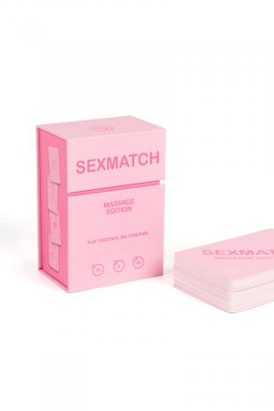 jeu de cartes spécial massages pour couples : assortissez des illustrations et des mots tout en réalisant des défis.