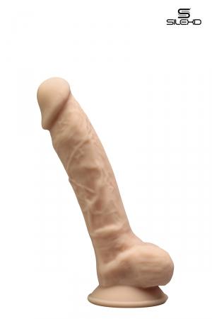 Gode réaliste chair de 17,5 x 4 cm, à double densité et mémoire de forme, en silexpan pour des sensations plus réelles.