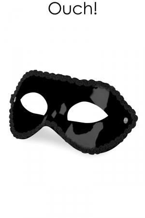 Masque noir unisexe orienté Fetish SM, par Ouch!