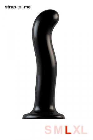 Gode 100% silicone hommes et femmes, taille L, conçu pour stimuler le point G ou le point P, compatible harnais Strap-On-Me.