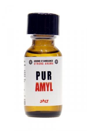 Pur Amyl de la marque Jolt est un arôme aphrodisiaque extra fort et haute qualité à base de Nitrite d'Amyle (flacon de 25 ml).