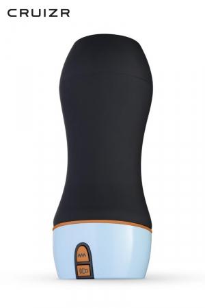 Masturbateur vibrant et rechargeable haute qualité, avec fonction audio reproduisant la voix d'une femme prenant du plaisir.