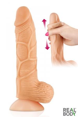 Plus court que le Real Max mais plus épais, Joe est aussi réaliste, doté d'un prépuce et de testicules. Un sextoy qui a tout d'un vrai pénis!