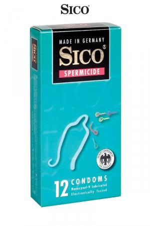 12 préservatifs haute qualité bénéficiant d'une protection supplémentaire grâce à un revêtement spermicide.