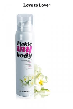 Cosmétique érotique spécial massages sensuels parfum monoï.