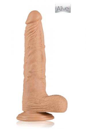 Godemichet de taille généreuse, très réaliste doté d'une ventouse puissante.