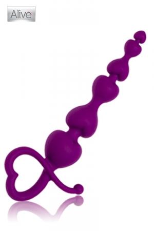 Des plaisirs sans fin avec ce stimulateur anal en silicone au toucher de velours.
