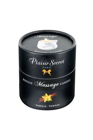 Bougie érotique se transformant en huile de massage sensuelle au goût gourmand de vanille.