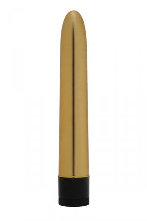 Beau, lisse, simple et efficace, le vibro Golden Boy est idéal pour les débutantes et indispensable pour les amatrices de sextoys.