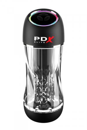 Découvrez l'expérience de masturbation ultime avec le masturbateur Premium transparent PDX ELITE VIEWTUBE PRO aux puissantes fonctions vibrantes et aspirantes.