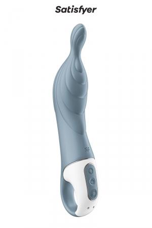 Vibro rechargeable courbé et long spécial point A, doté d'un puissant moteur pour des sensations intenses.