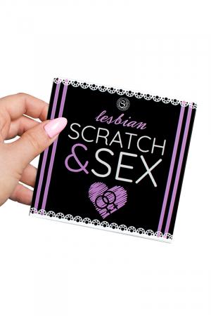 Scratch & Sex est un jeu classique de 28 cases à gratter, avec des prix pimentés. Version pour couples lesbiens.