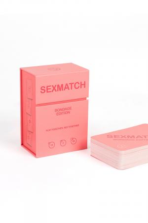 jeu de cartes spécial bondage pour couples : assortissez des illustrations et des mots tout en réalisant des défis.