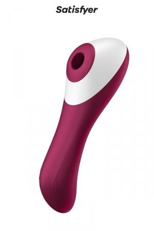 Sextoy féminin 2 en 1 avec Stimulation du clitoris par ondes de pression et vibrations.