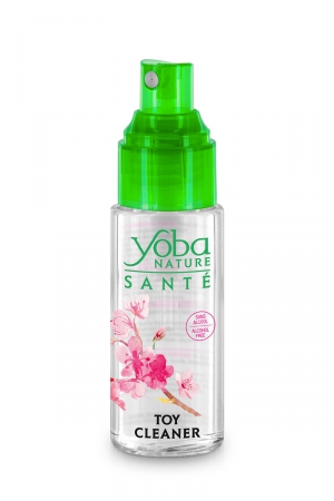 La marque française Yoba propose son nettoyant pour sextoys  au format de voyage.
