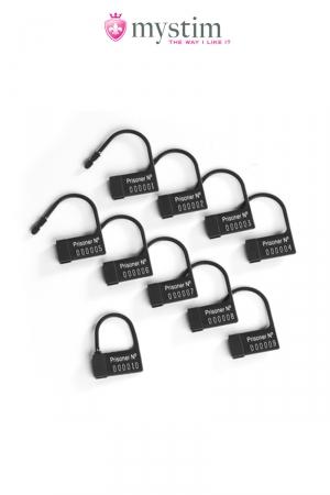 10 cadenas plastique mono-utilisation pour sceller votre cage de chasteté.