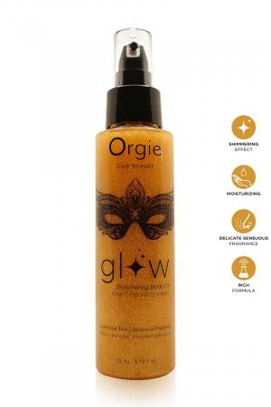 Huile brillante et hydratante pour le corps, au parfum délicat et sensuel.