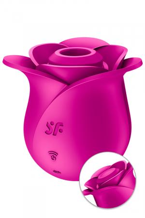 Stimulateur de voyage Full silicone avec stimulation clitoridienne par ondes de pression et sans contact.