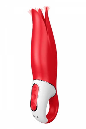 Adoptez la peace and Love attitude avec ce superbe vibro rechargeable dédié aux plaisirs féminins.