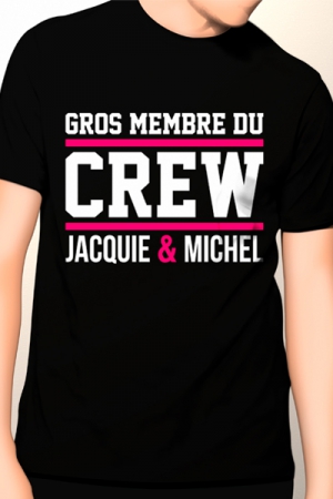 T-shirt humoristique Jacquie et Michel pour bien montrer qu'il y a du lourd sous le capot !