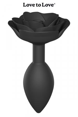  Le plus plug anal le plus généreux de la collection Open Roses de love to Love, avec sa Couleur spéciale Black Onyx.