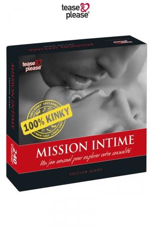 Une version pimentée de l'incontournable jeu Mission intime avec 240 cartes de questions et de missions Kinky!