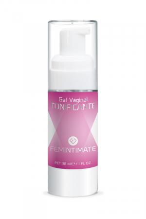 Gel vaginal tonifiant spécialement conçu pour aider à contracter et tonifier les canaux vaginaux.